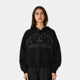 Cord Black Oversized Hoodie Hoodies Eme Studios