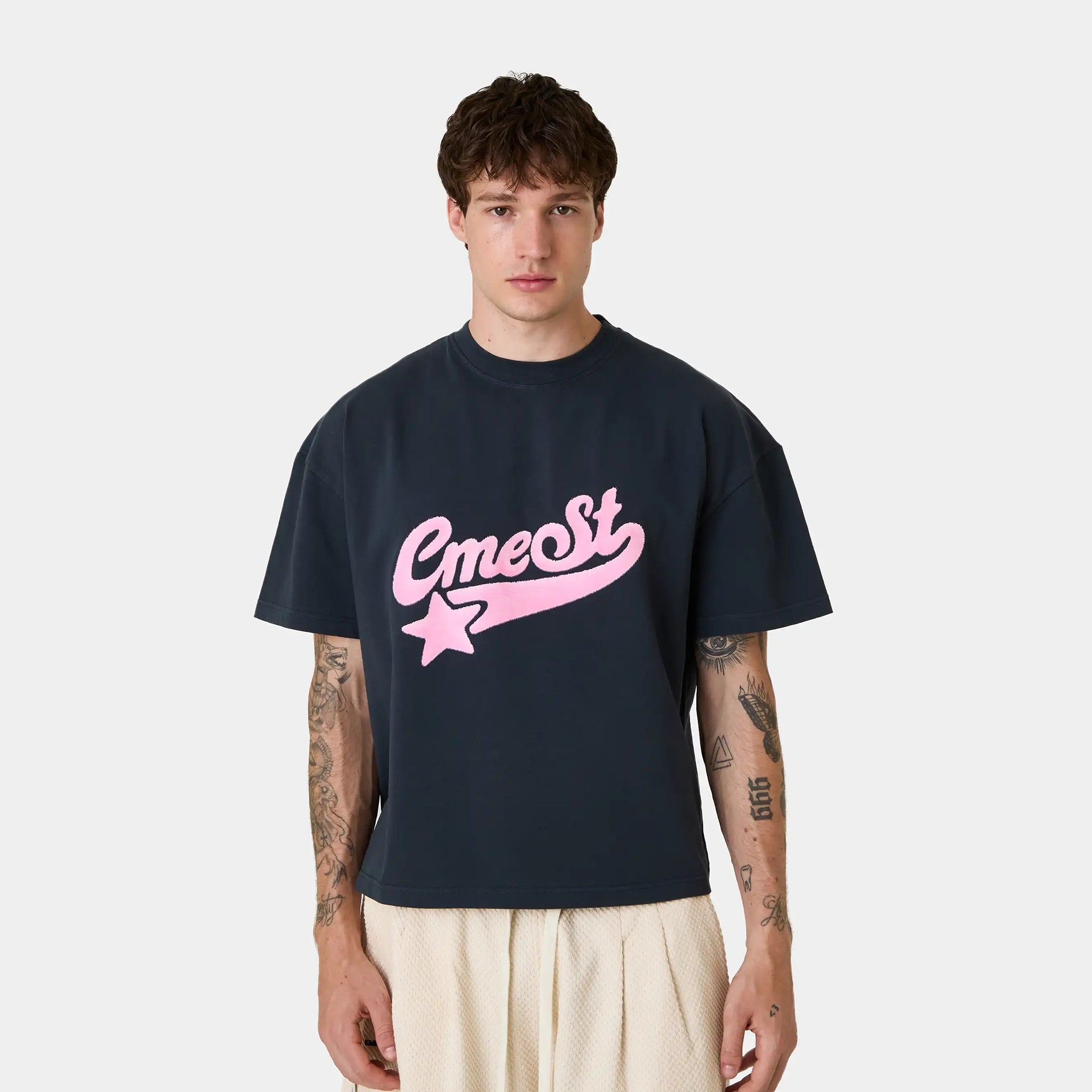 Fuzzy Night Sky Oversized Tee T-shirts Eme Studios
