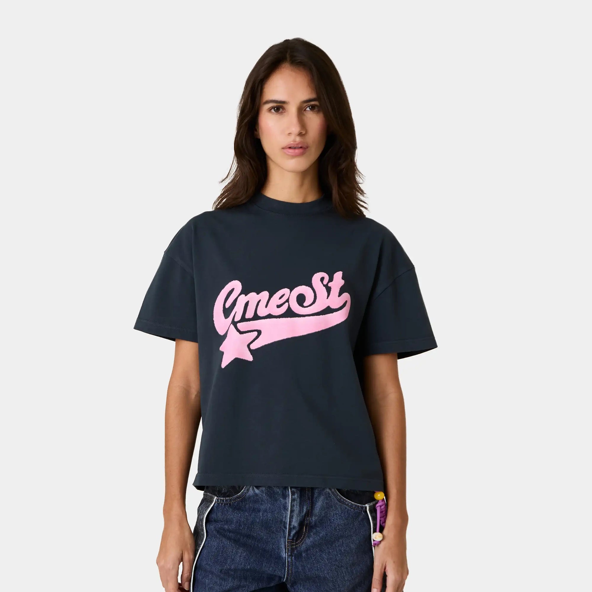 Fuzzy Night Sky Oversized Tee T-shirts Eme Studios