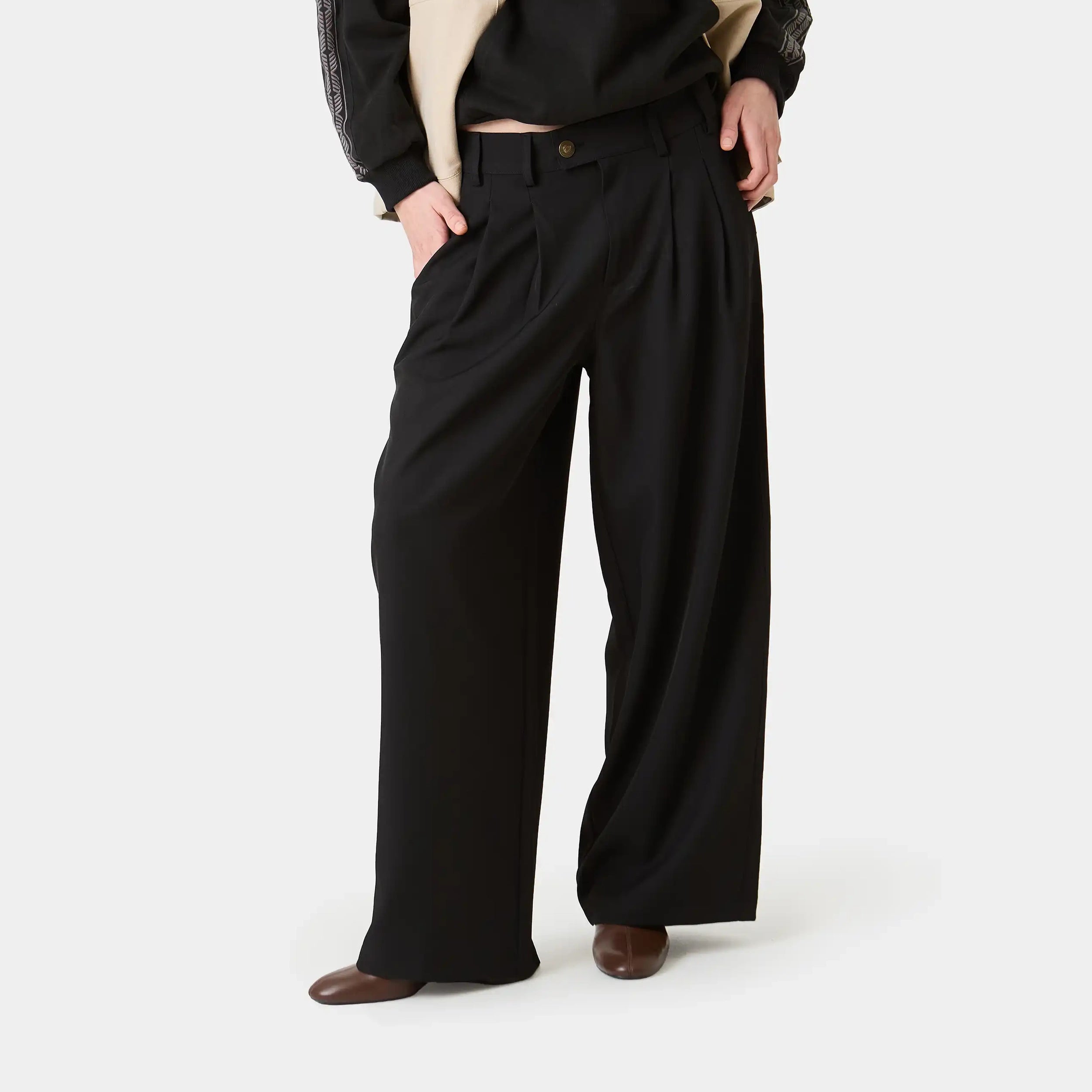 Budgeto Black Tailored Pants Pants Eme Studios