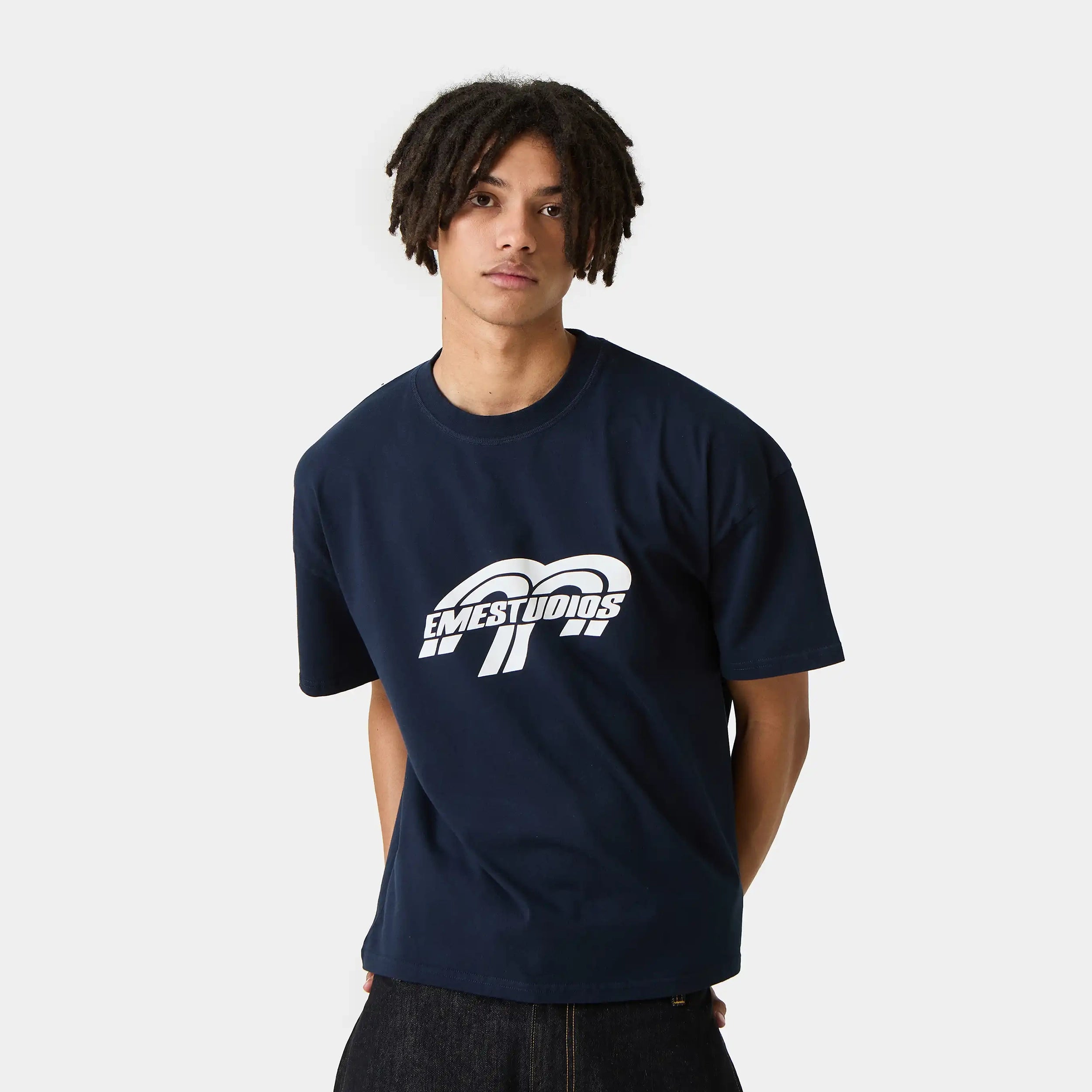 ARC Navy Oversized Tee T-shirts Eme Studios