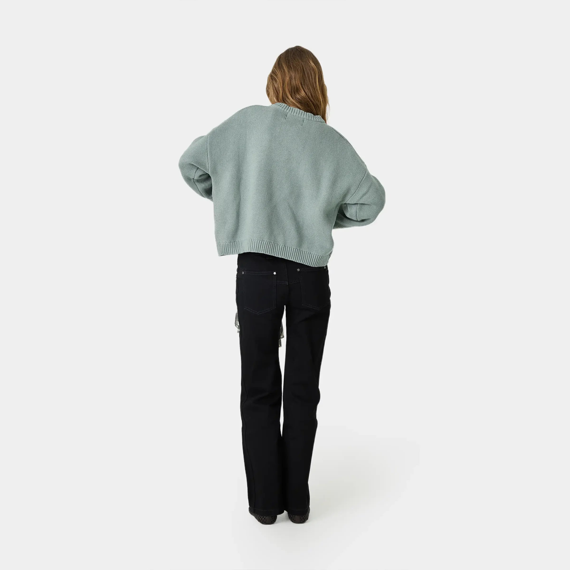 Master Aqua Green Knit Sweater Knitwear eme
