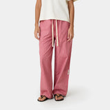 Marbe Salmon Striped Pants Pants Eme Studios