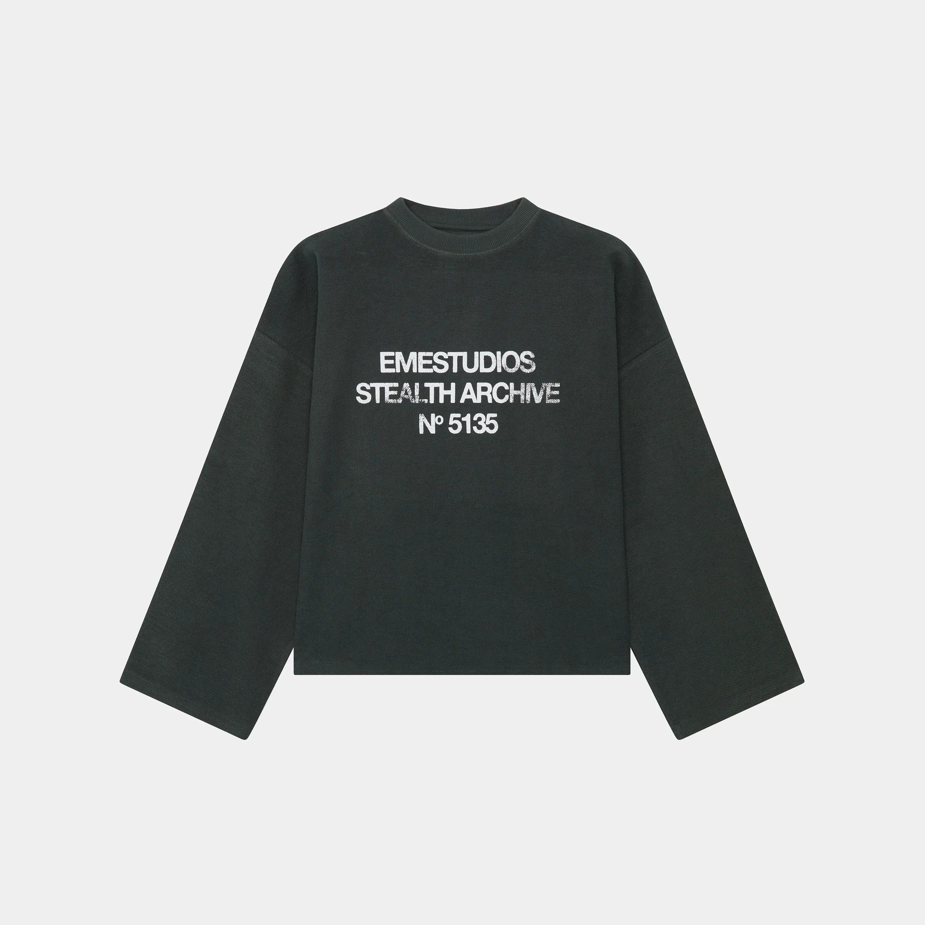Stealth Hunt Reverse Crewneck Sweatshirts Eme Studios