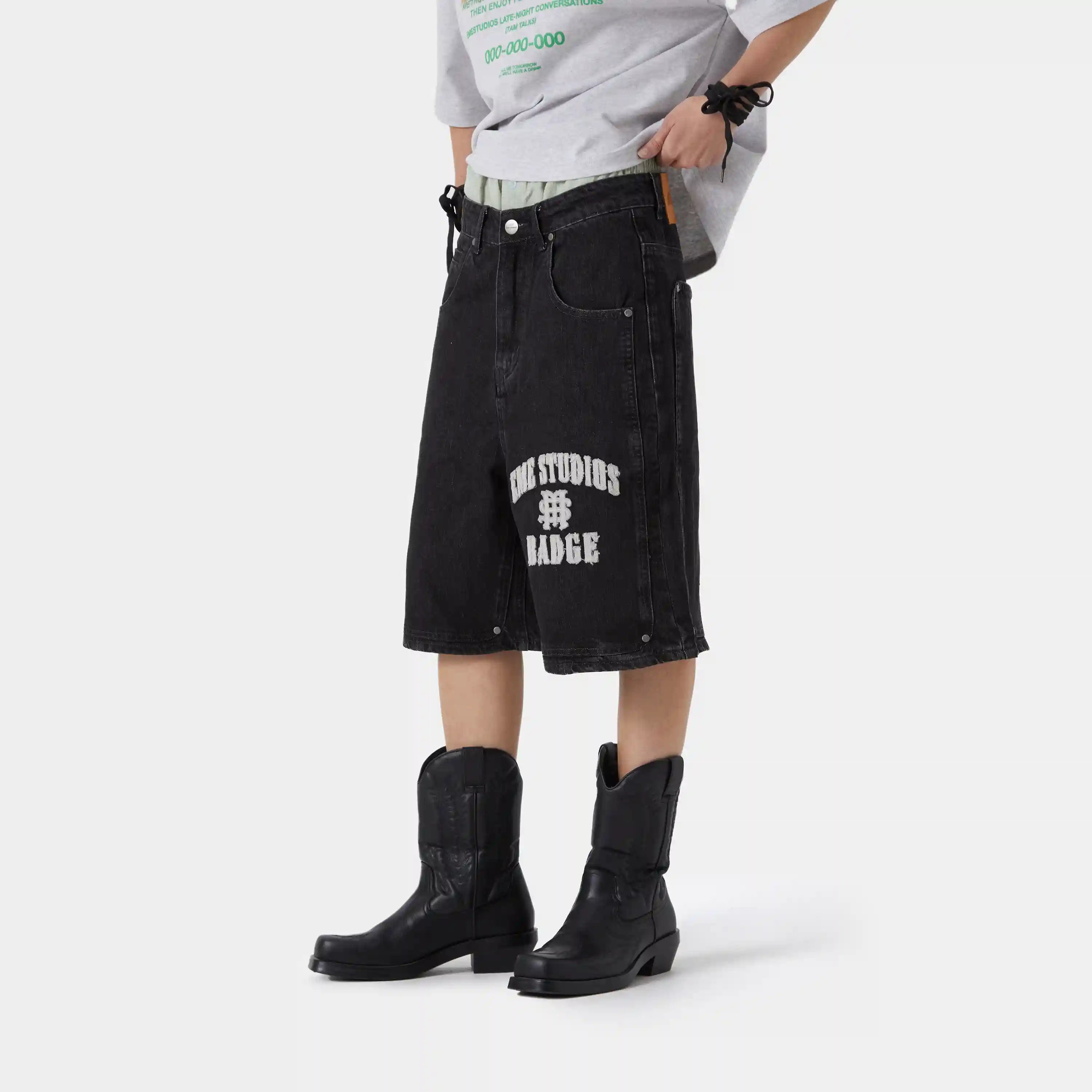 Badge Shadow Jorts Shorts eme