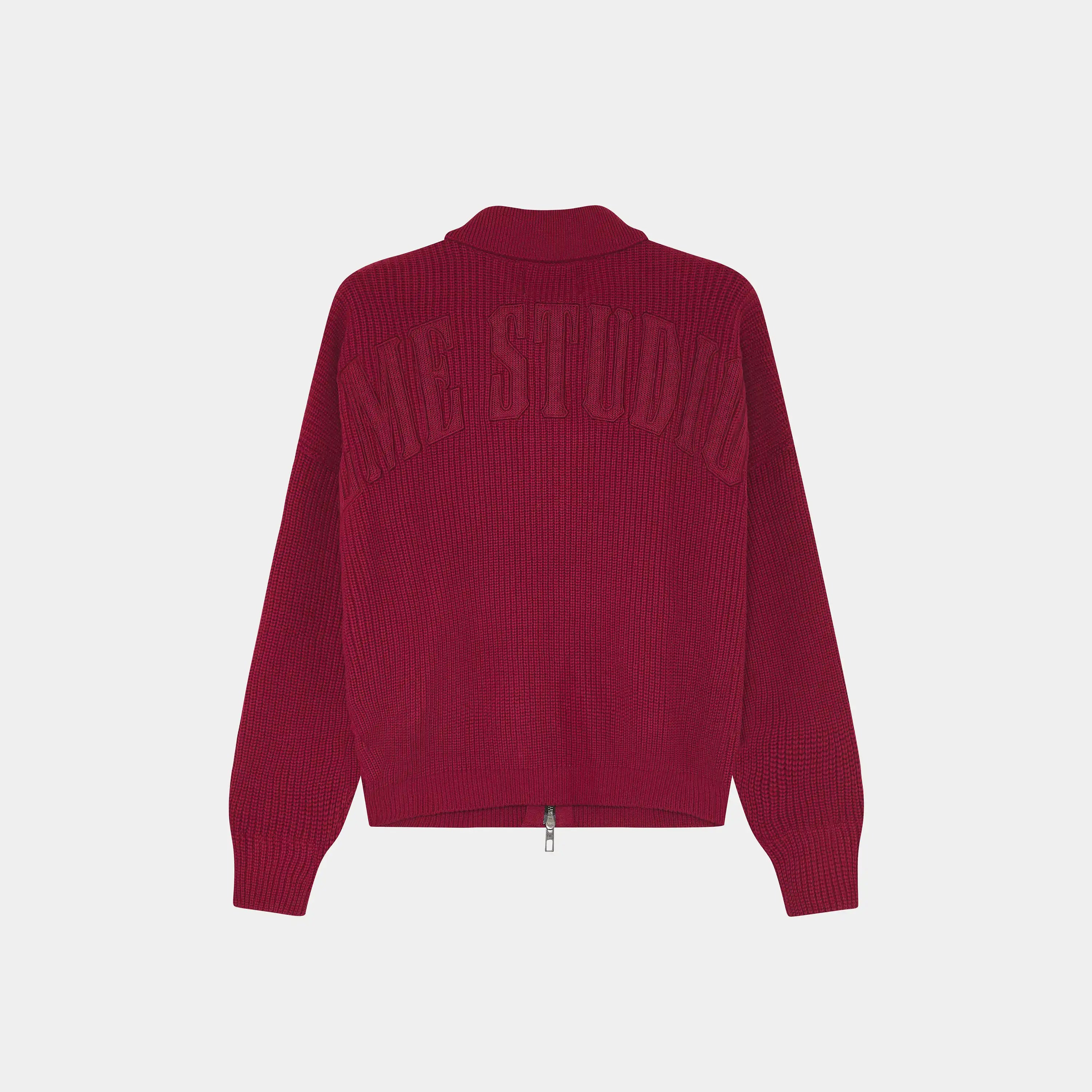 Collar Redwood Zipper Knit Knitwear Eme Studios