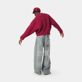 Collar Redwood Zipper Knit Knitwear Eme Studios