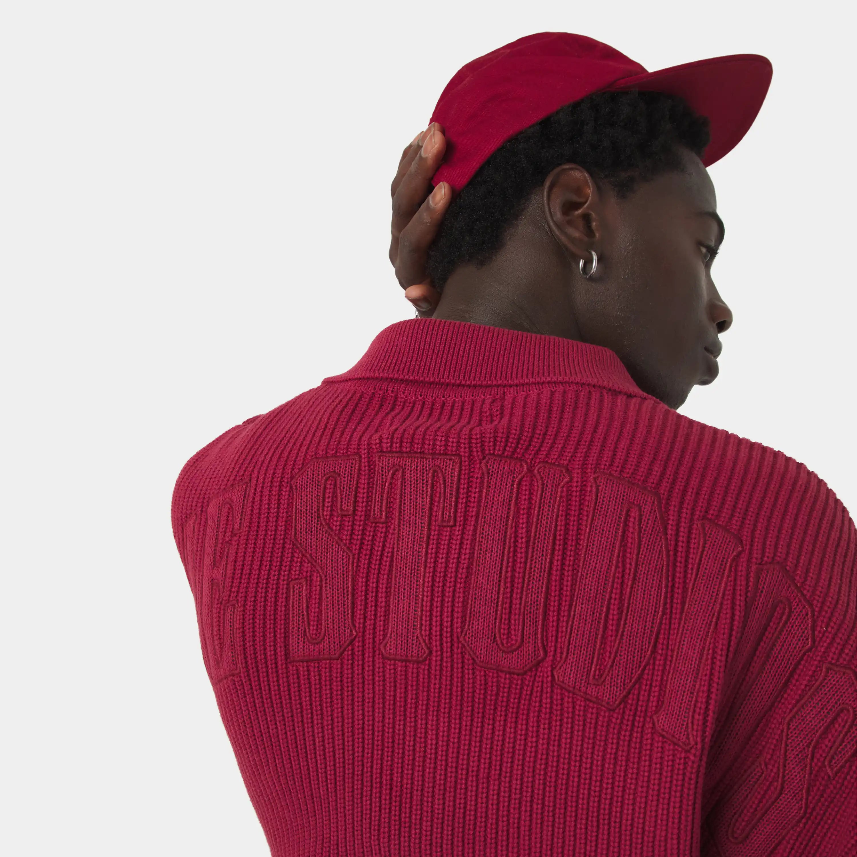 Collar Redwood Zipper Knit Knitwear Eme Studios