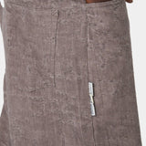 Frayed Brown Baggy Pants Pants eme