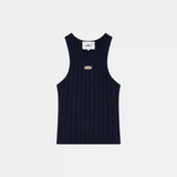 Rib Navy Tank Top T-shirts eme