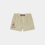 Lucky Striped Burgundy Boxers Underwear Eme Studios