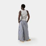 Agl Striped Wide Pants Pants eme