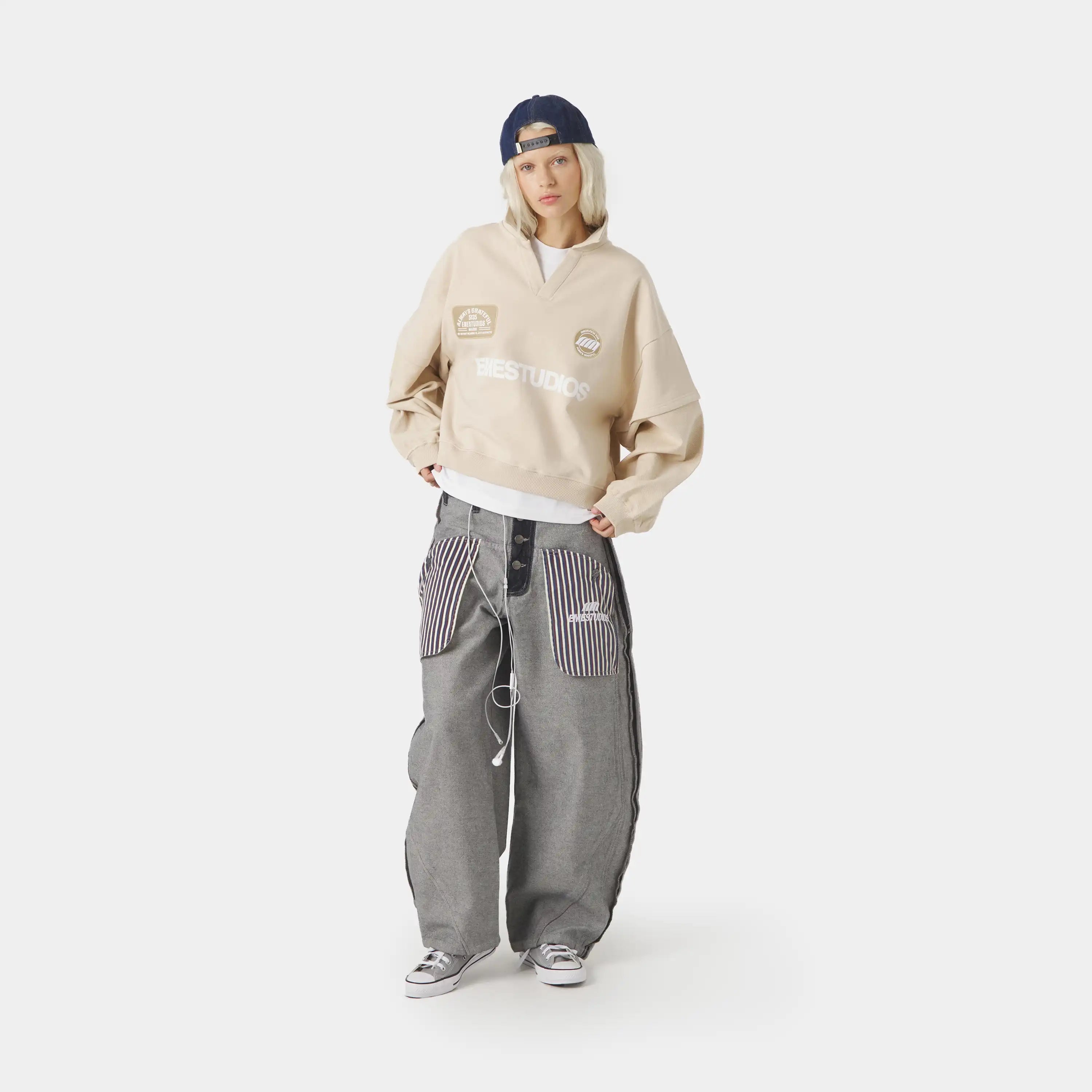 O´Connor Off Sand Polo Crewneck Sweatshirts Eme Studios