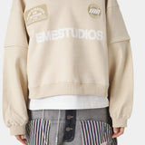 O´Connor Off Sand Polo Crewneck Sweatshirts Eme Studios