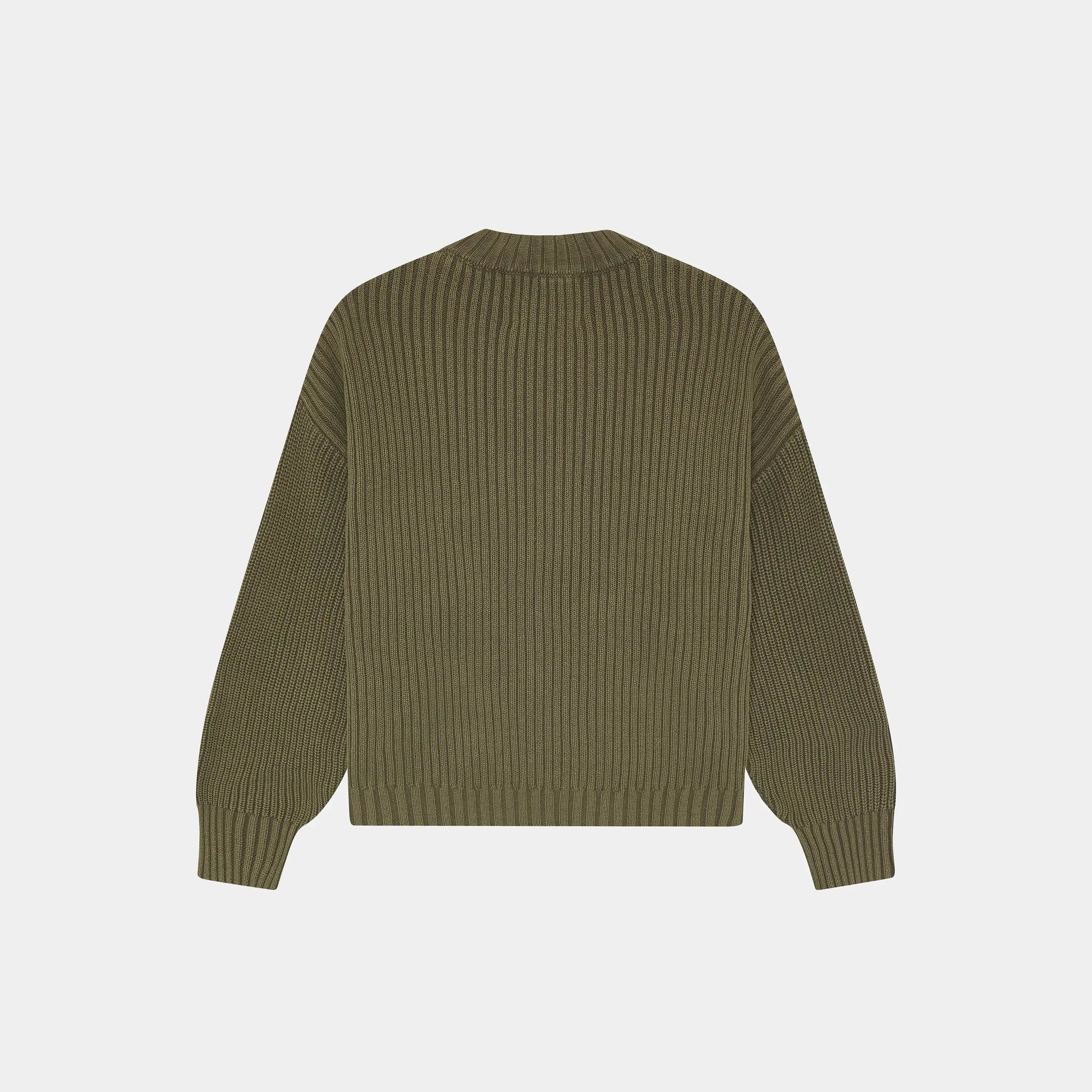 Yoss Olive Knit Sweater Knitwear Eme Studios