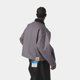 Ethos Grey Boxy Coat Outerwear eme
