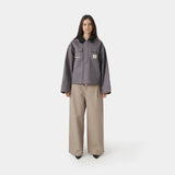 Ethos Grey Boxy Coat Outerwear eme