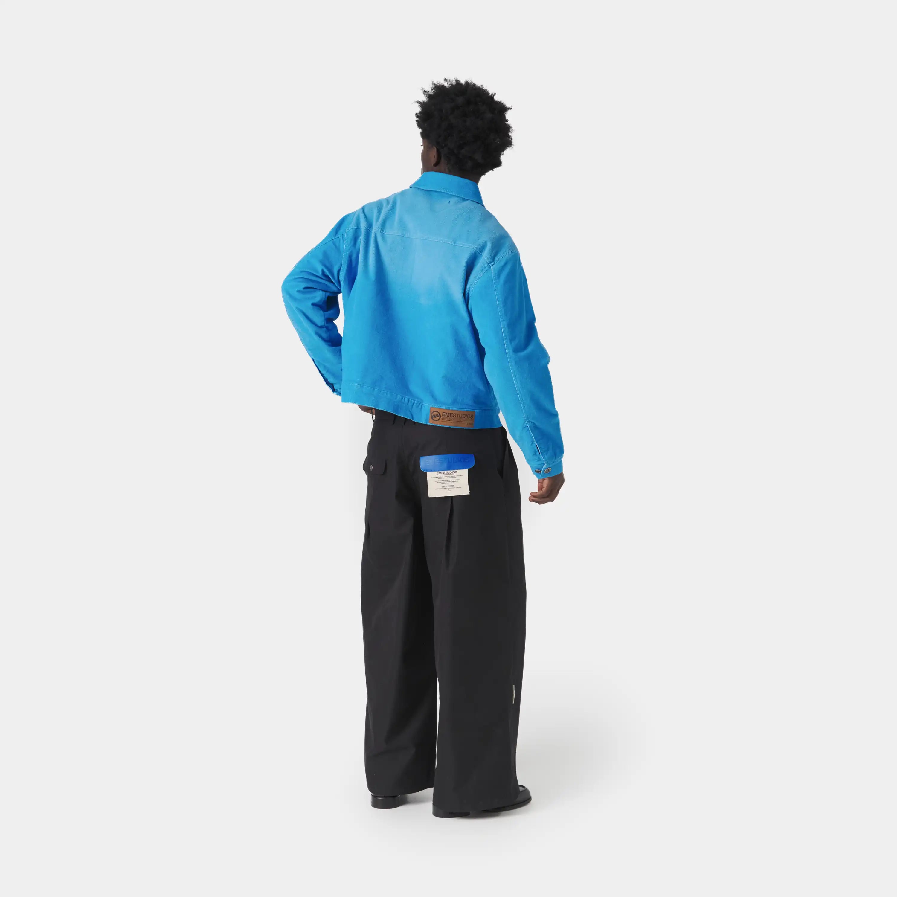 Core Corduroy Cobalt Jacket Outerwear Eme Studios