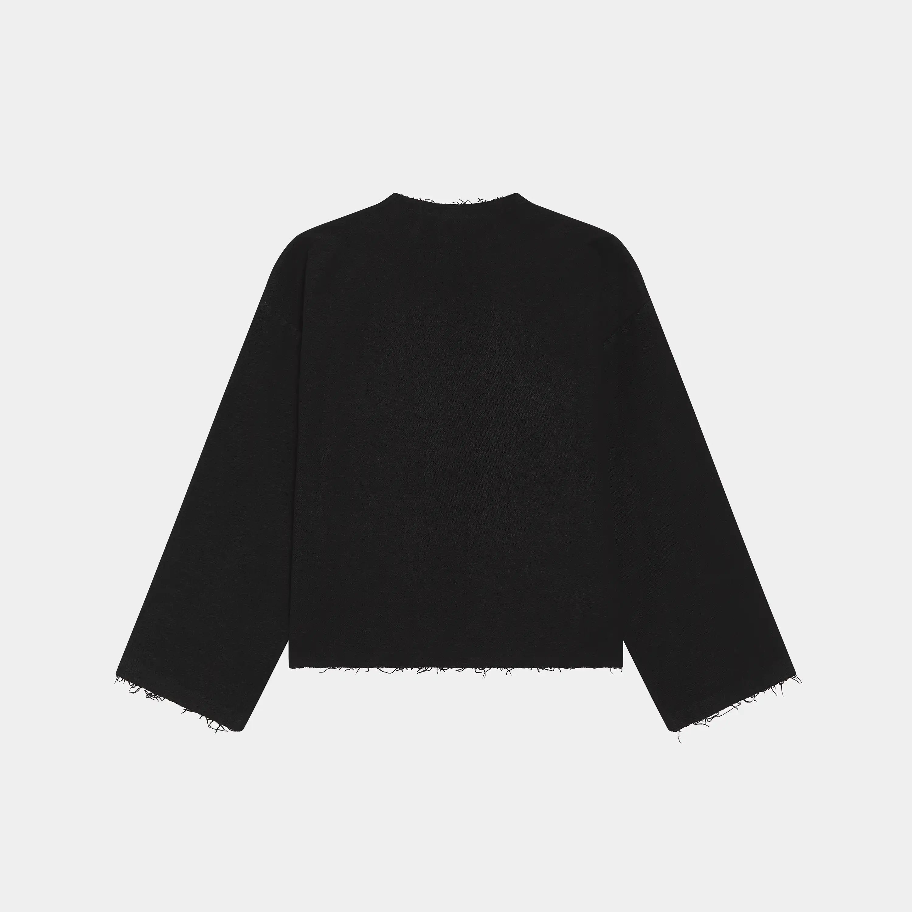 Patches Black Oversized Crewneck Sweatshirts Eme Studios