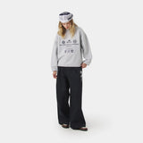 Chancellor Heather Grey Oversized Crewneck Sweatshirts Eme Studios
