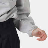 Chancellor Heather Grey Oversized Crewneck Sweatshirts Eme Studios