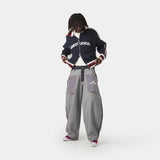 Echellor Navy Zipper Knit Knitwear Eme Studios