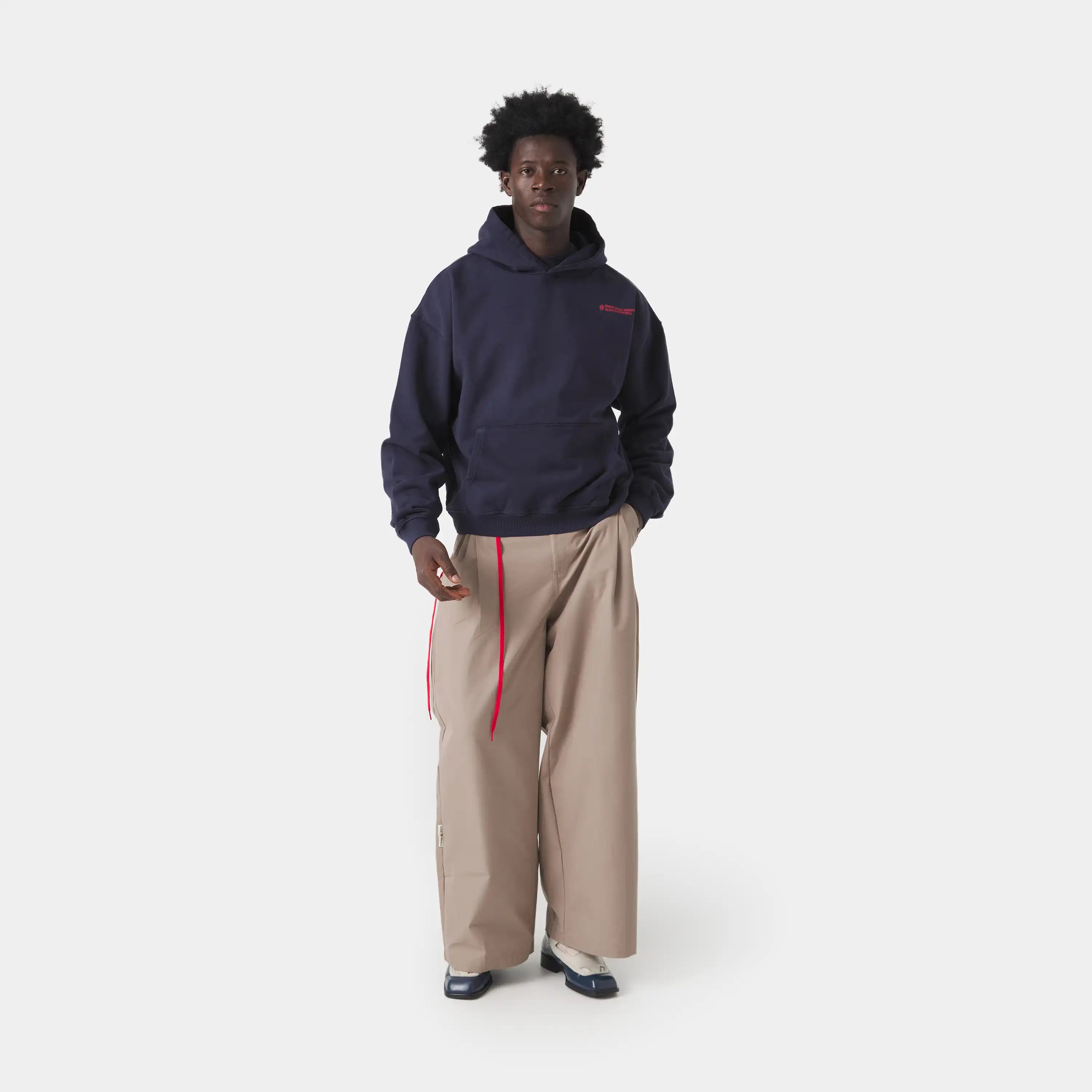 West Navy Oversized Hoodie Hoodies Eme Studios