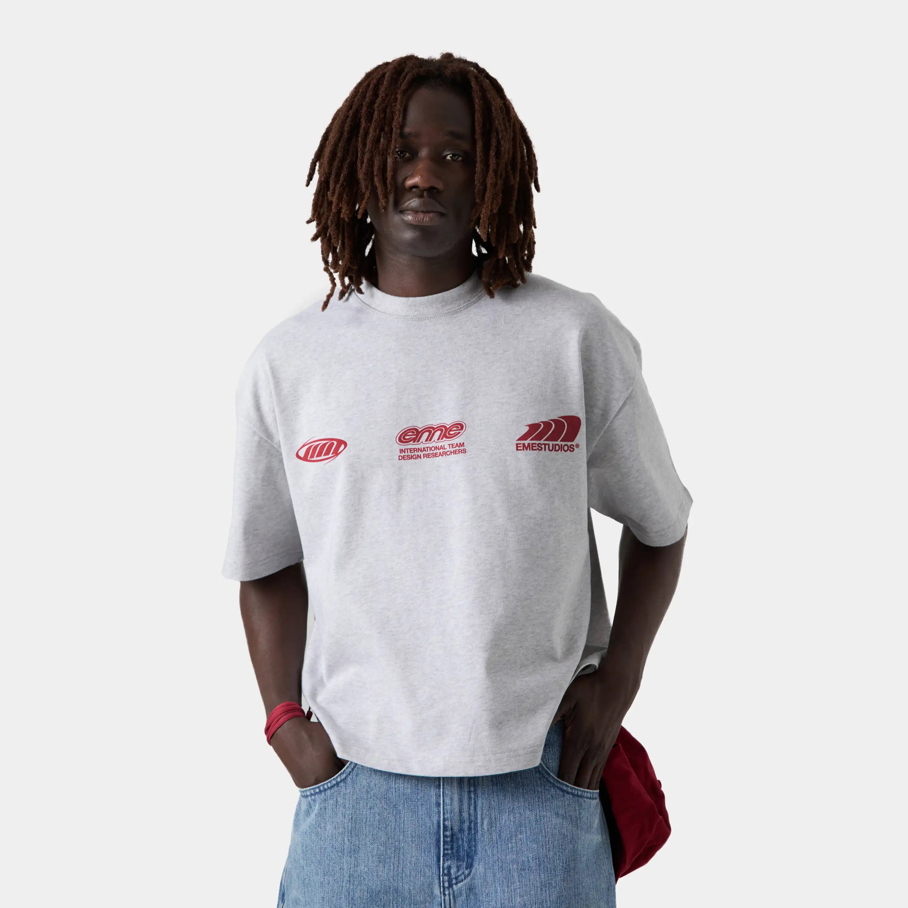 Bridge Heather Grey Tee T-shirts eme