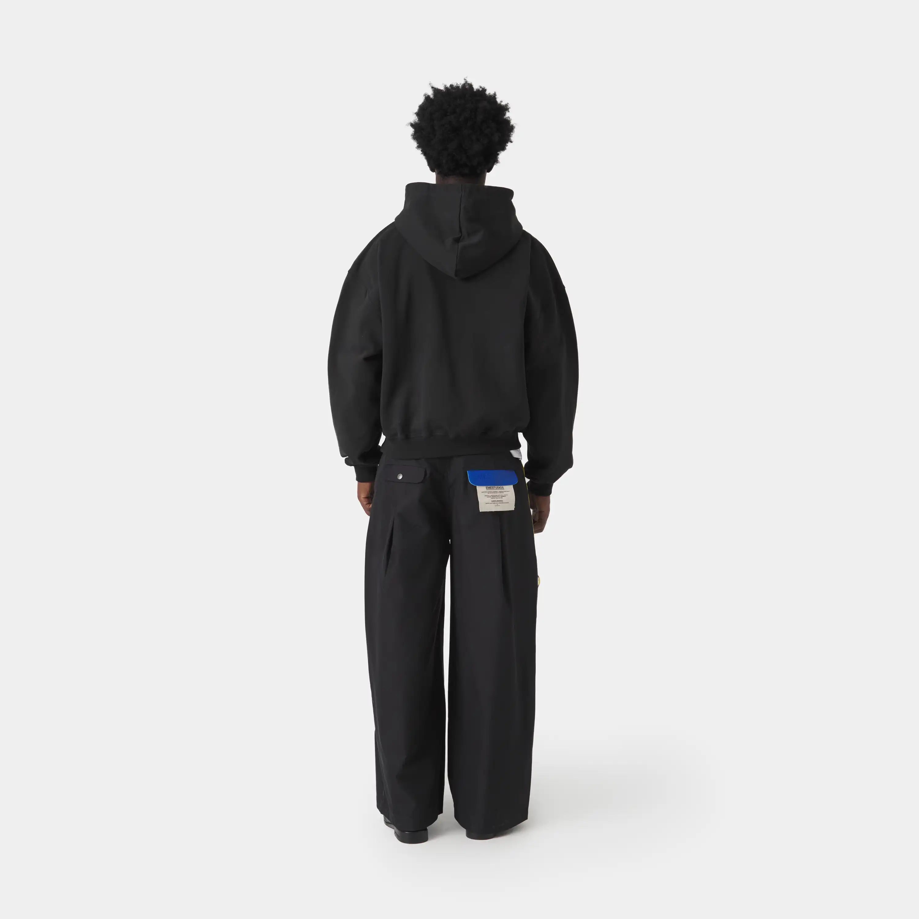 Slice Black Full Zip Hoodies Eme Studios