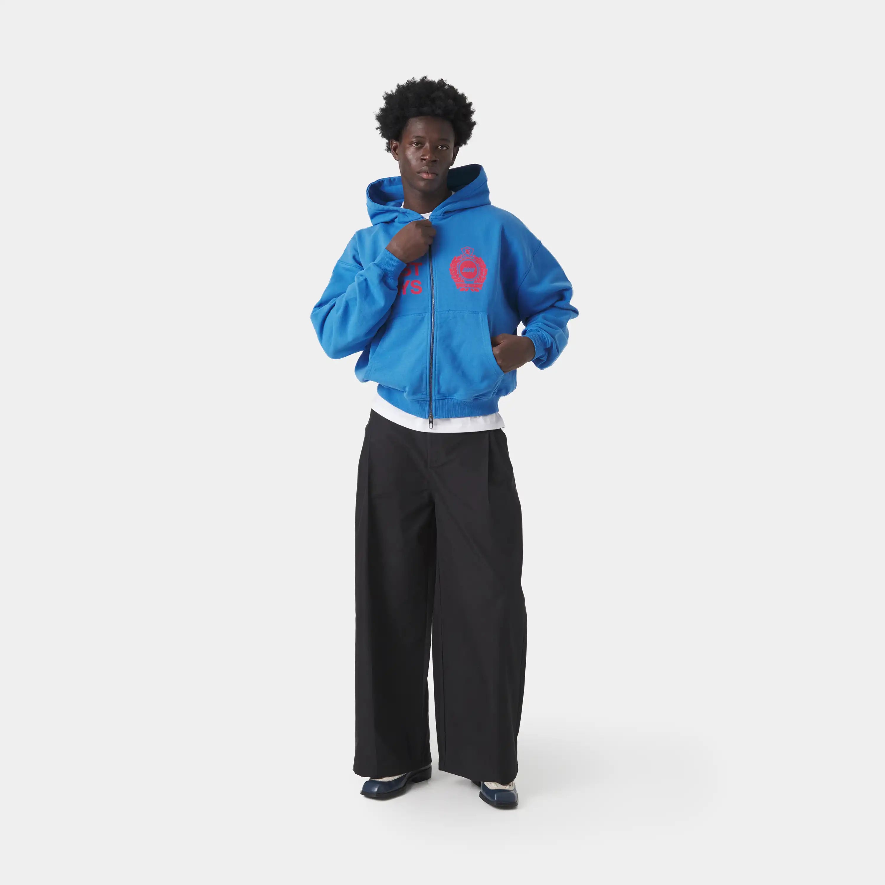 Slice Nebulas Blue Full Zip Hoodies Eme Studios