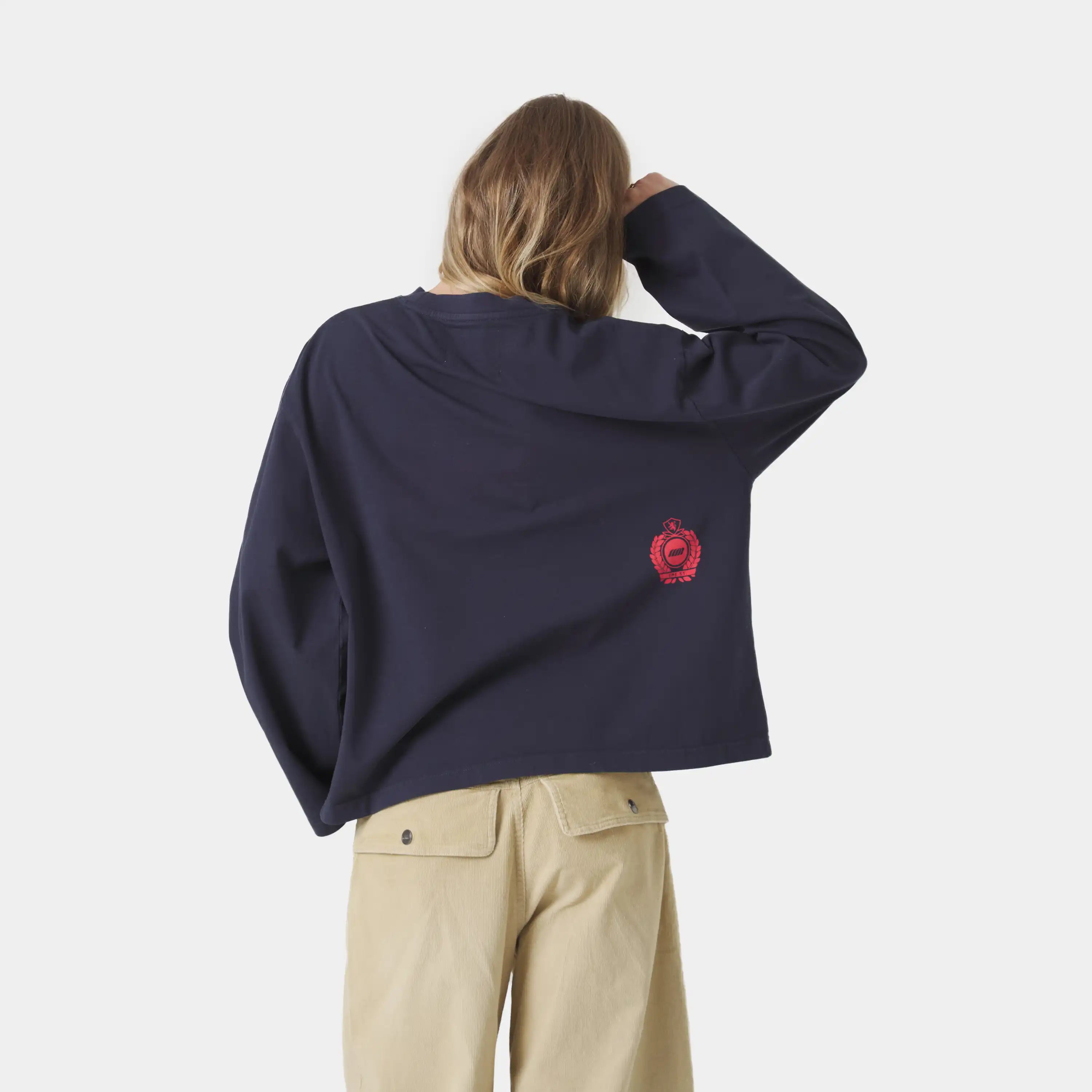 Bound Navy Long Sleeve T-shirts Eme Studios