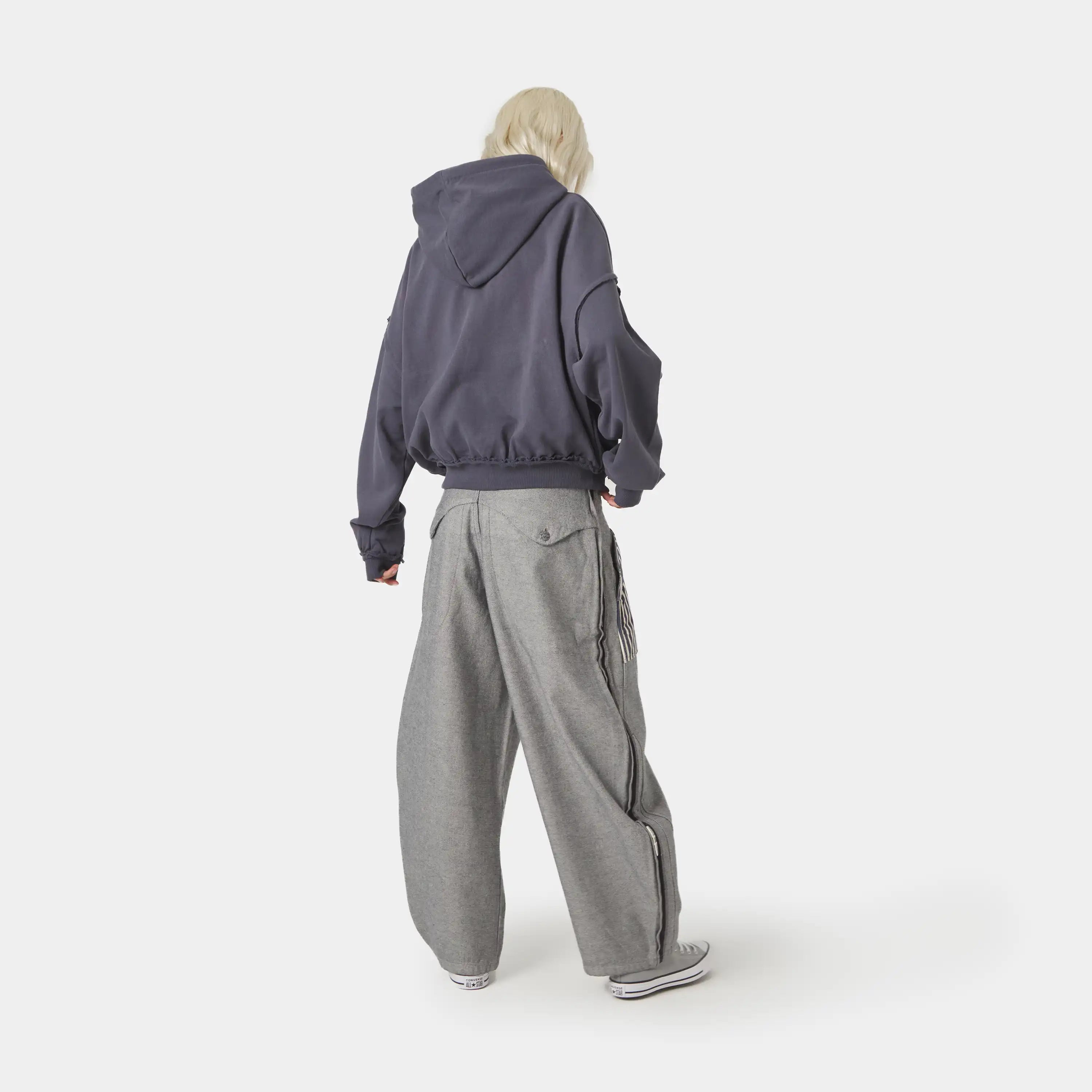 Vault Ombre Blue Full Zip Hoodies Eme Studios