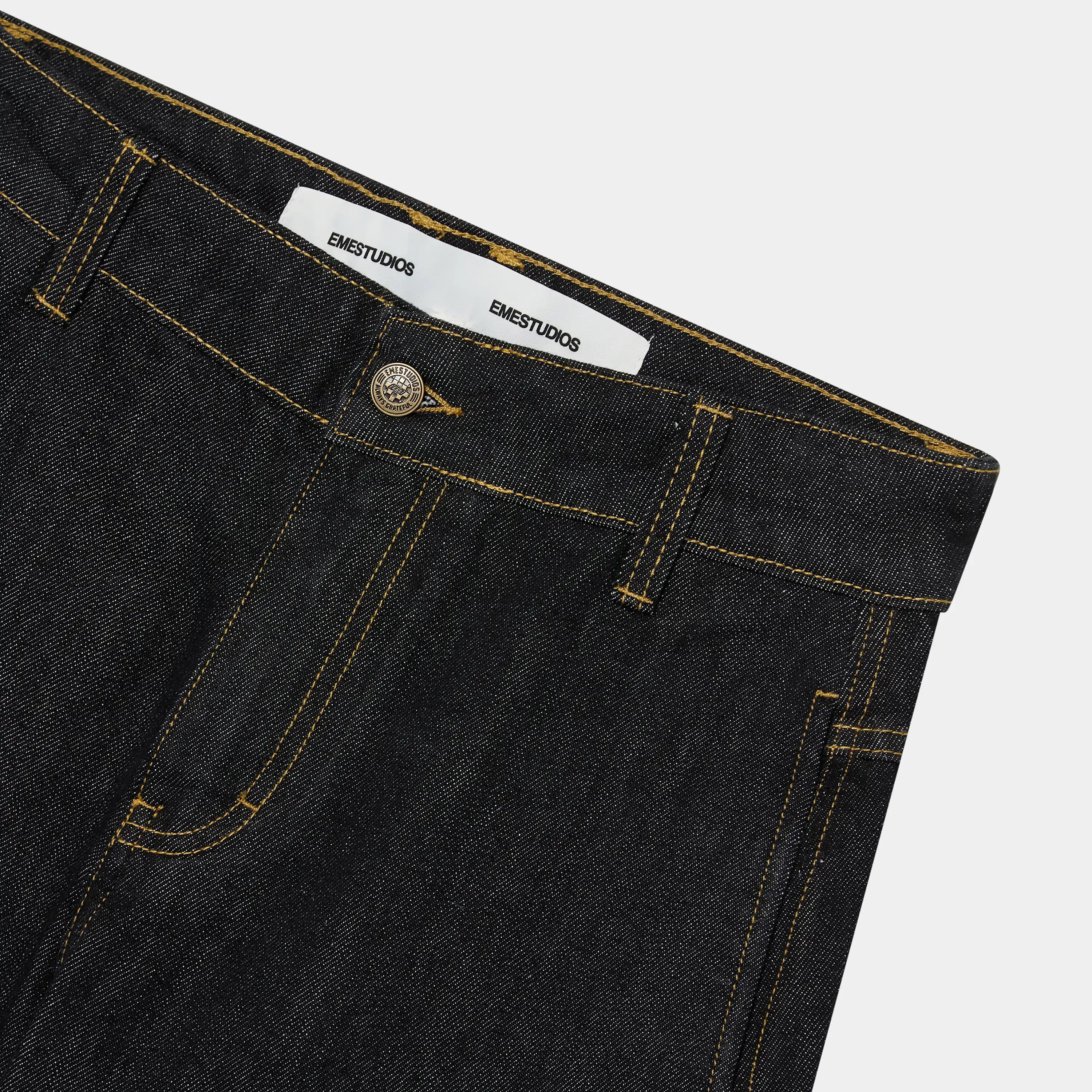 Ledger Raw Denim Pants Pants Eme Studios