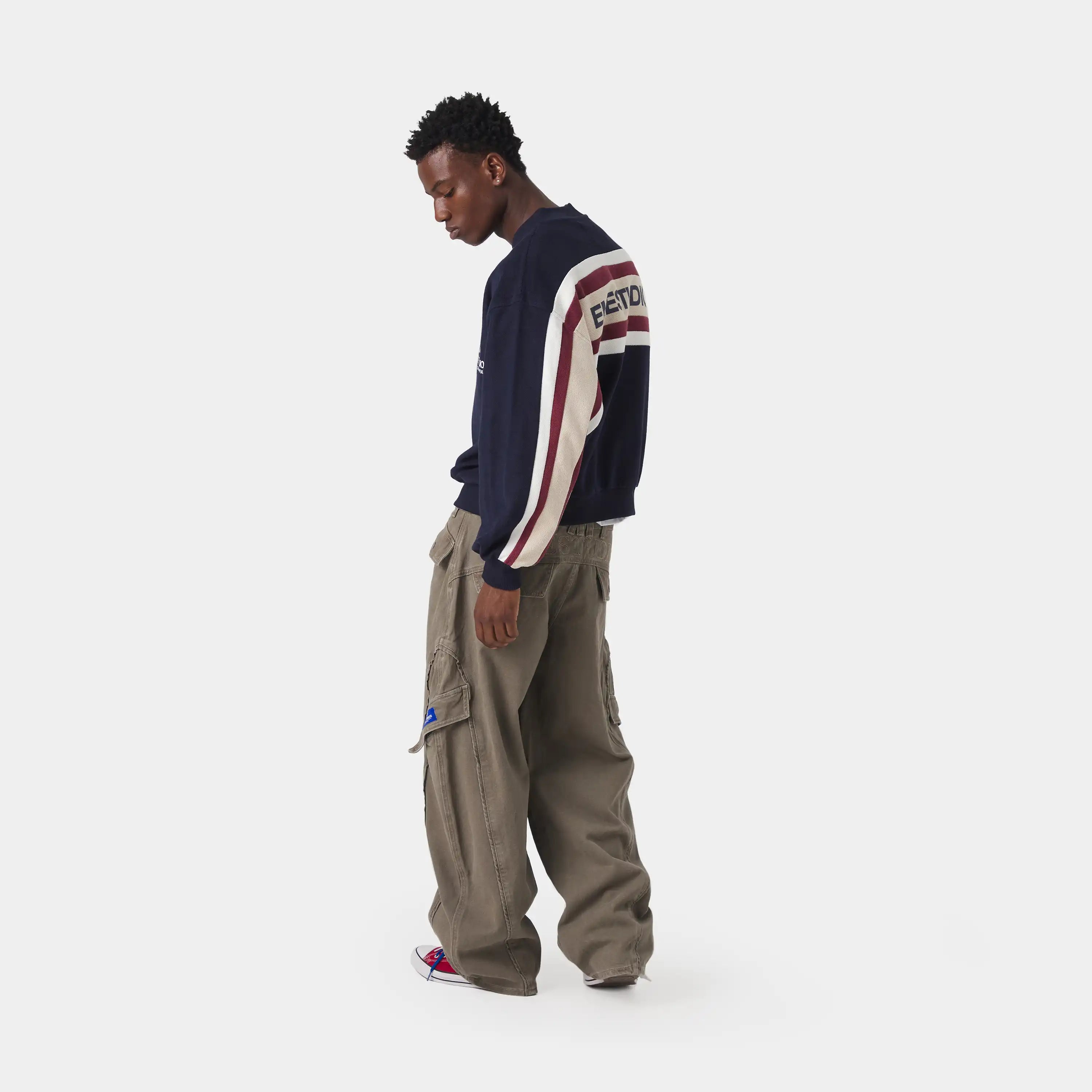 Vanguard Navy Half Zip Sweatshirts Eme Studios