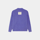 Grid Lucent Cable Knit Sweater Knitwear Eme Studios