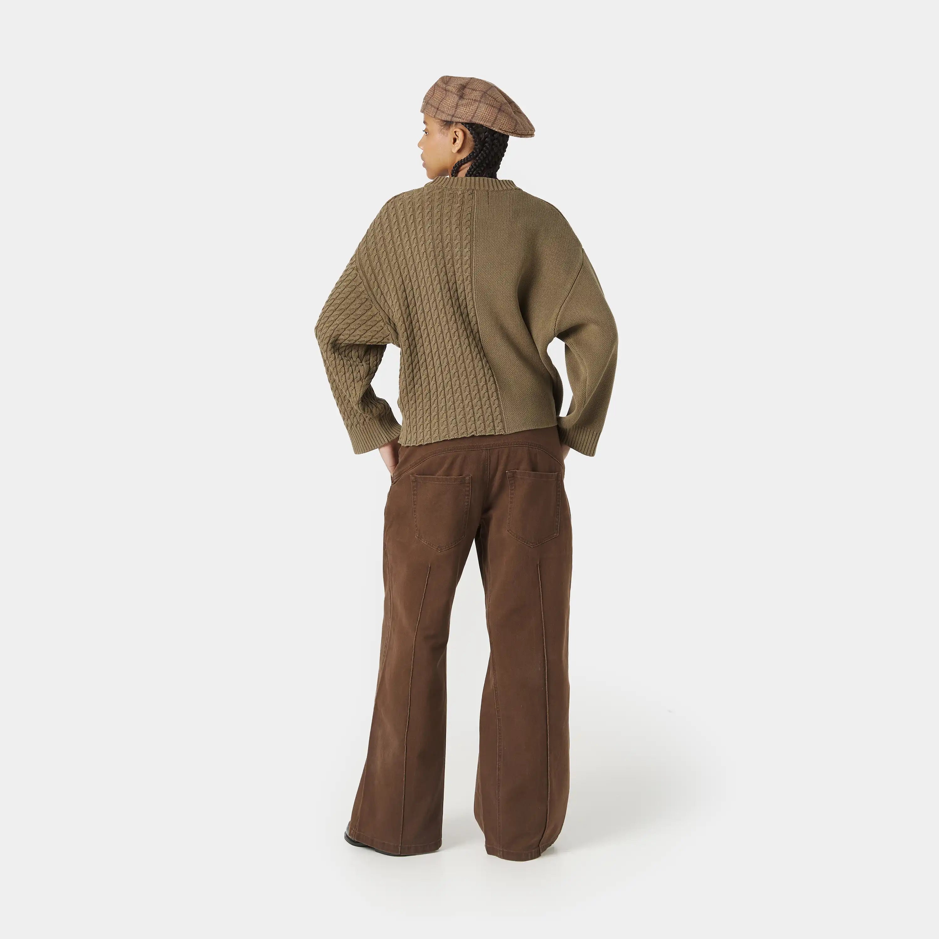 Rougher Choco Knit Sweater Knitwear Eme Studios
