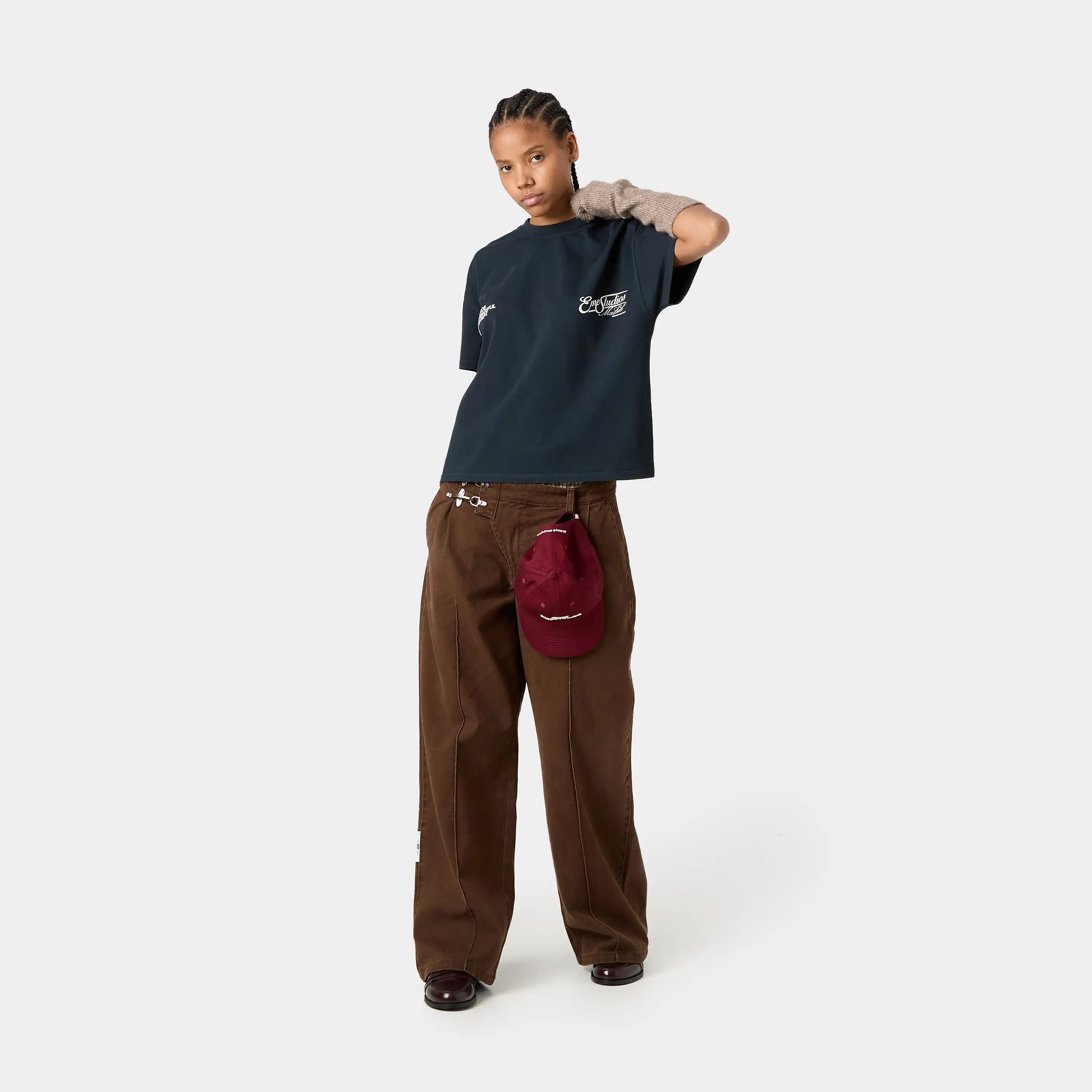Tried & True Navy Oversized Tee T-shirts Eme Studios