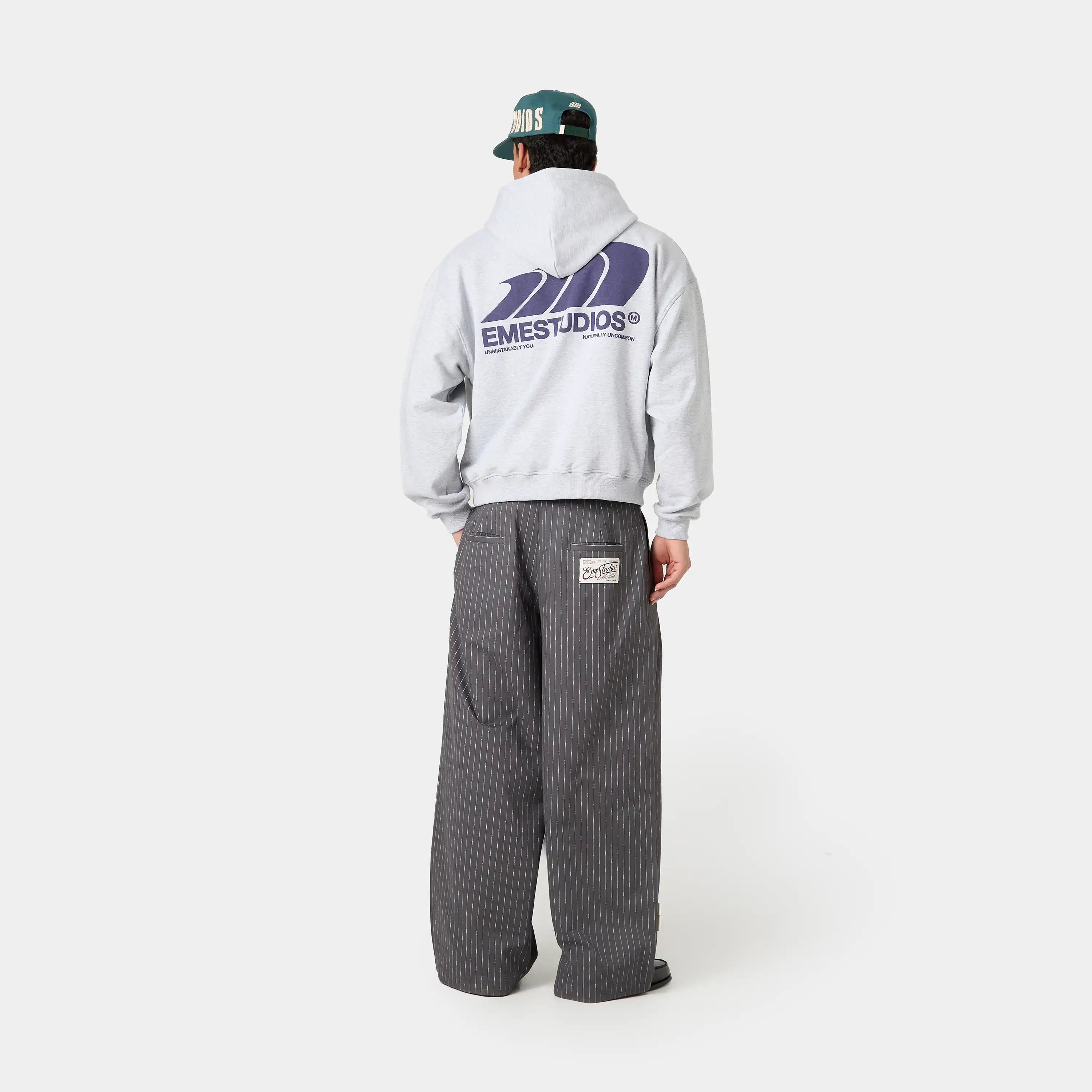 Odd Heather Grey Oversized Hoodie Hoodies Eme Studios