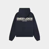 Hot Soul Navy Oversized Hoodie Hoodies Eme Studios