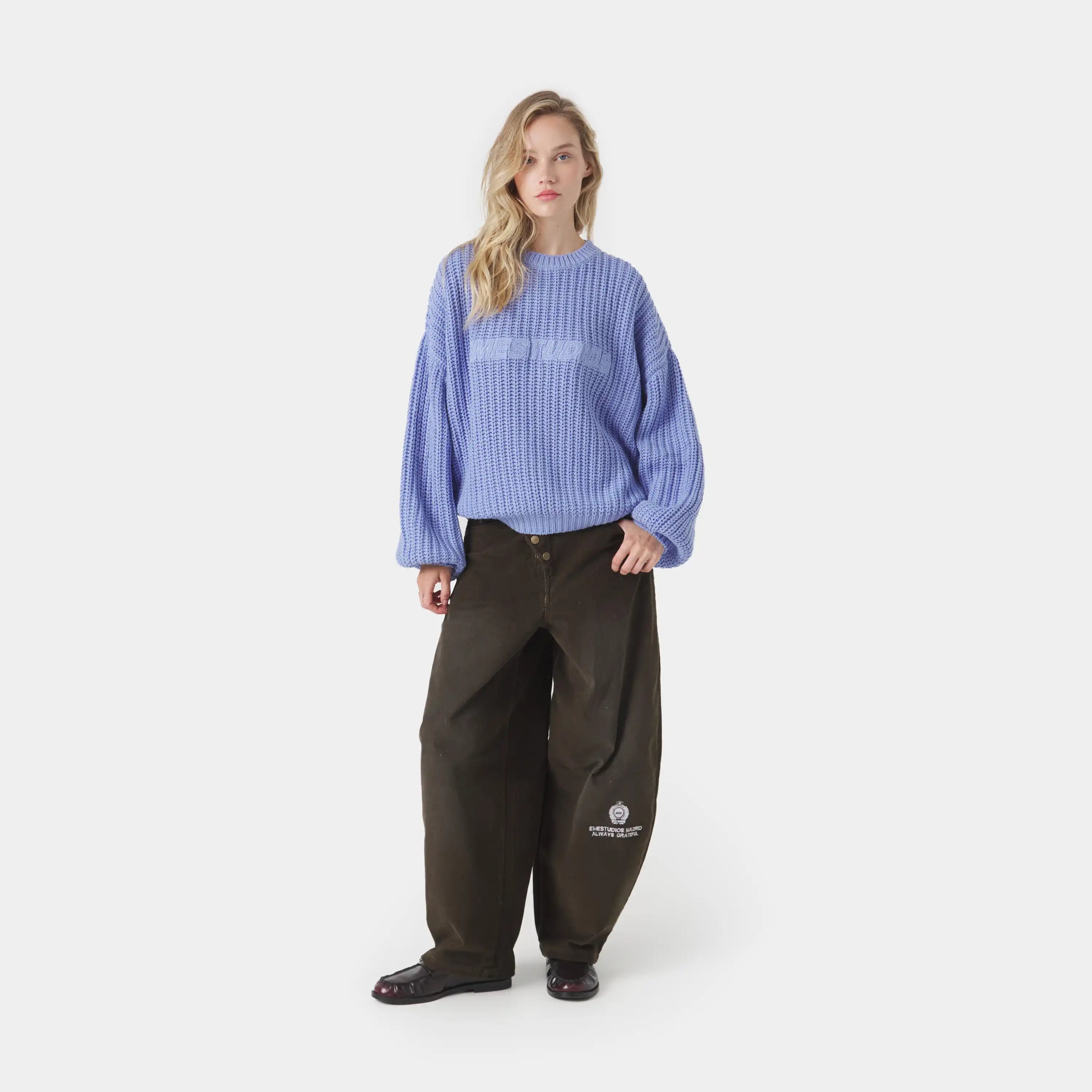 Globe Bubble Knit Sweater Knitwear Eme Studios