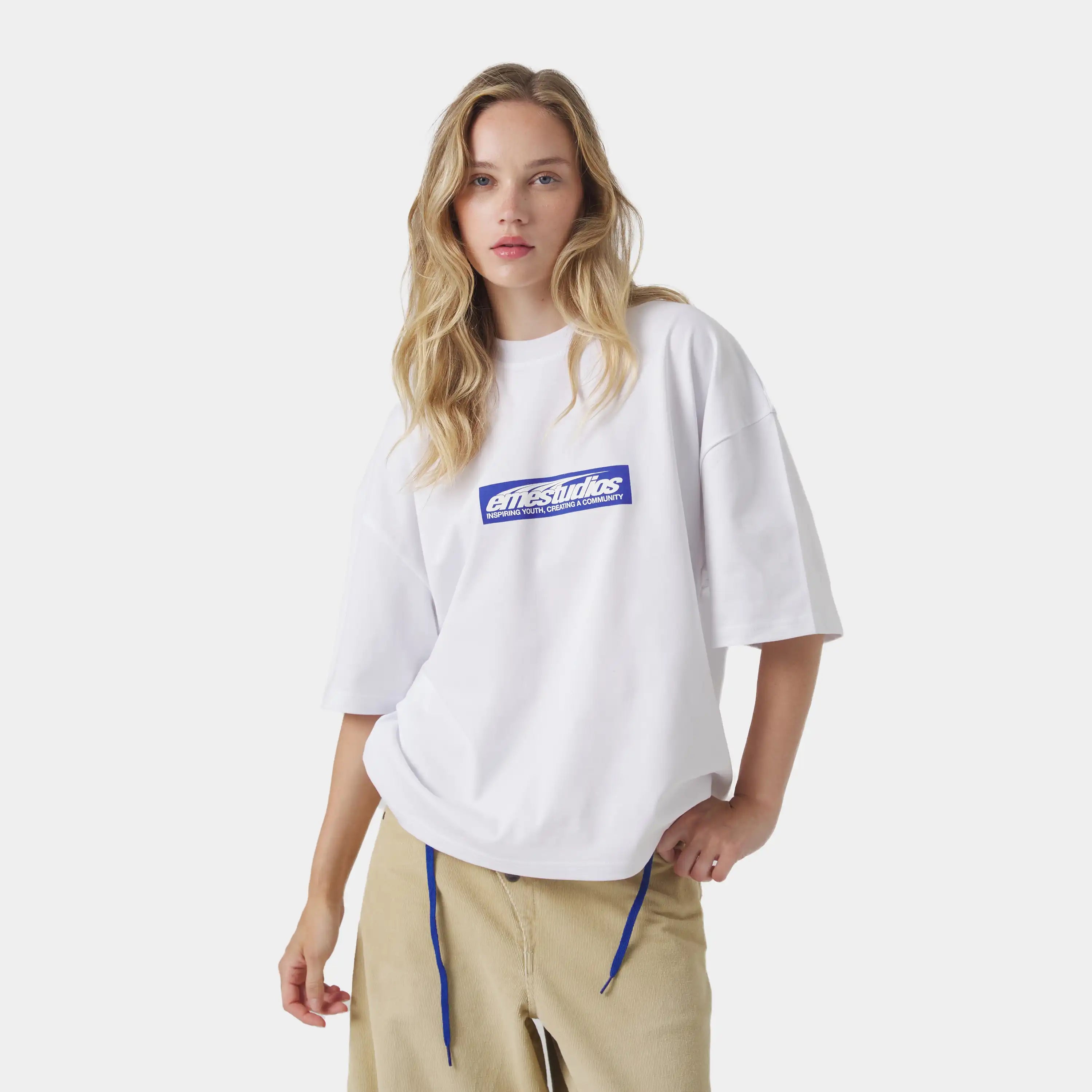 Stick Pearl Oversized Tee T-shirts Eme Studios
