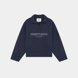 Playtime Ombre Blue Polo Crewneck Sweatshirts Eme Studios