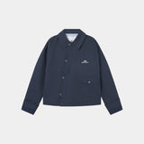 Lizi Navy Trench Jacket Outerwear Eme Studios