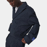 Shift Navy Bomber Blazer Outerwear Eme Studios