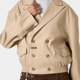 Shift Desert Bomber Blazer Outerwear Eme Studios