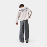 Suit Off Sand Oversized Crewneck Sweatshirts Eme Studios
