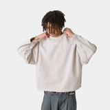 Suit Off Sand Oversized Crewneck Sweatshirts Eme Studios