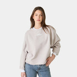 Suit Off Sand Oversized Crewneck Sweatshirts Eme Studios