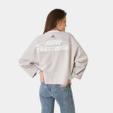 Suit Off Sand Oversized Crewneck Sweatshirts Eme Studios