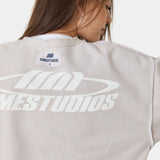 Suit Off Sand Oversized Crewneck Sweatshirts Eme Studios